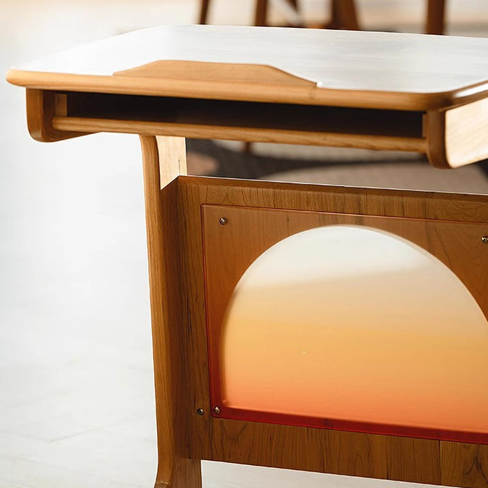 Nordic Movable Wood End Table