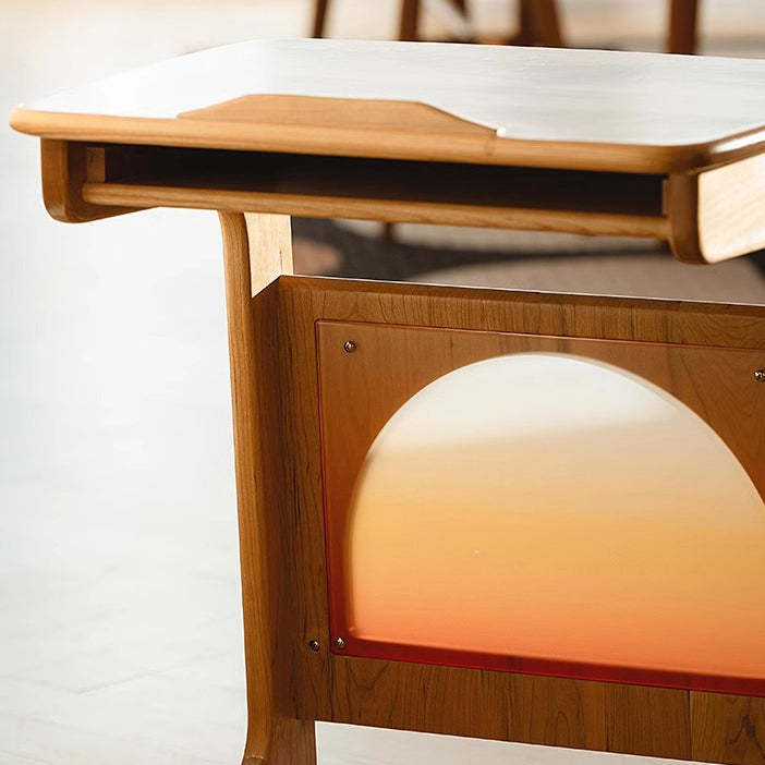 Nordic Movable Wood End Table