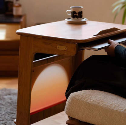 Nordic Movable Wood End Table
