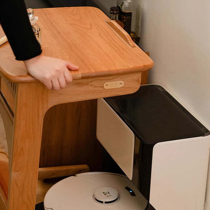 Nordic Movable Wood End Table