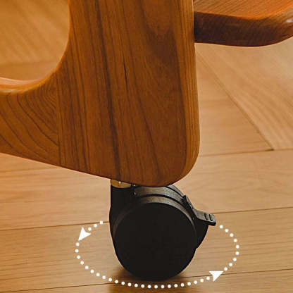 Nordic Movable Wood End Table