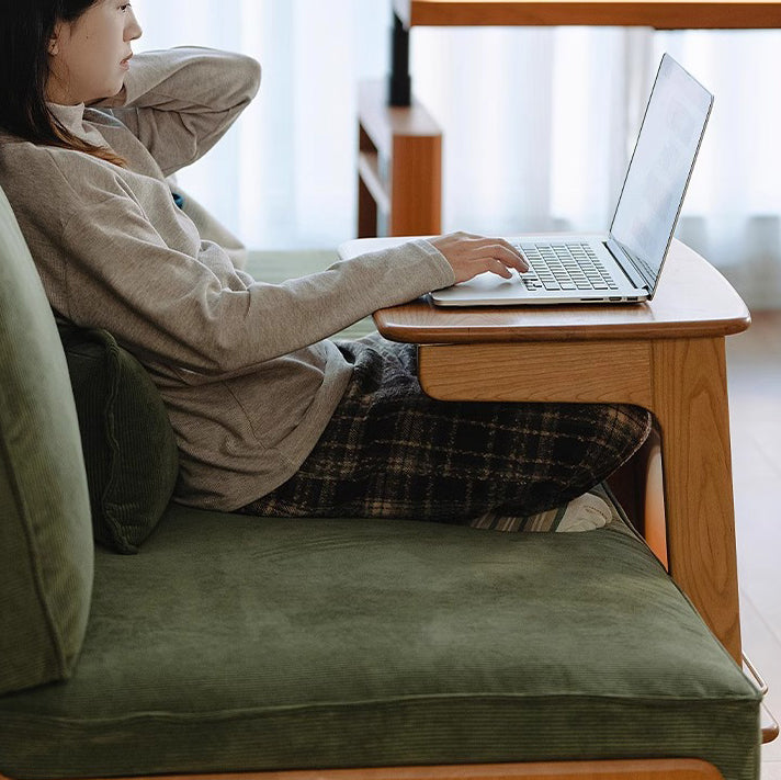 Nordic Movable Wood End Table