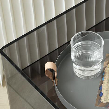 Minimalist Acrylic End Table 2-Tier