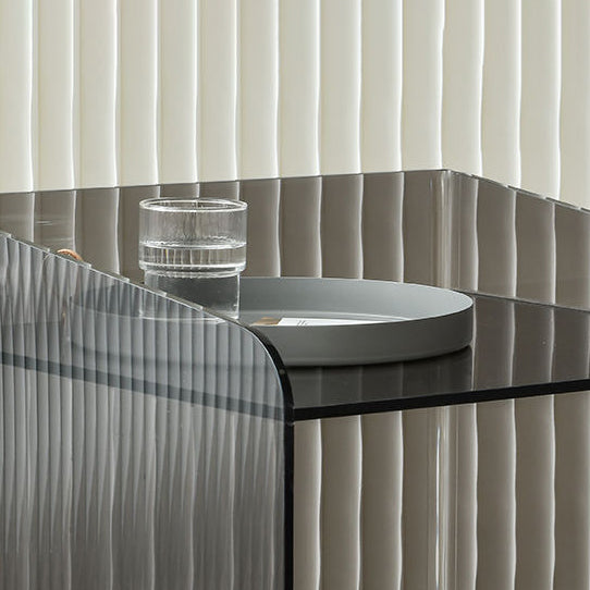 Minimalist Acrylic End Table 2-Tier
