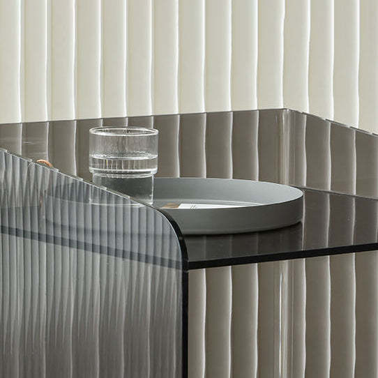 Minimalist Acrylic End Table 2-Tier