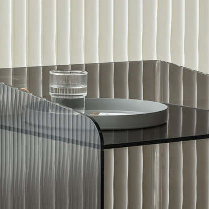 Minimalist Acrylic End Table 2-Tier