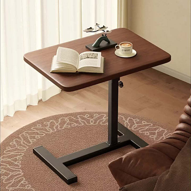 Minimalist Foldable Rectangular End Table — Adjustable Height
