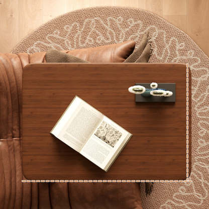 Minimalist Foldable Rectangular End Table