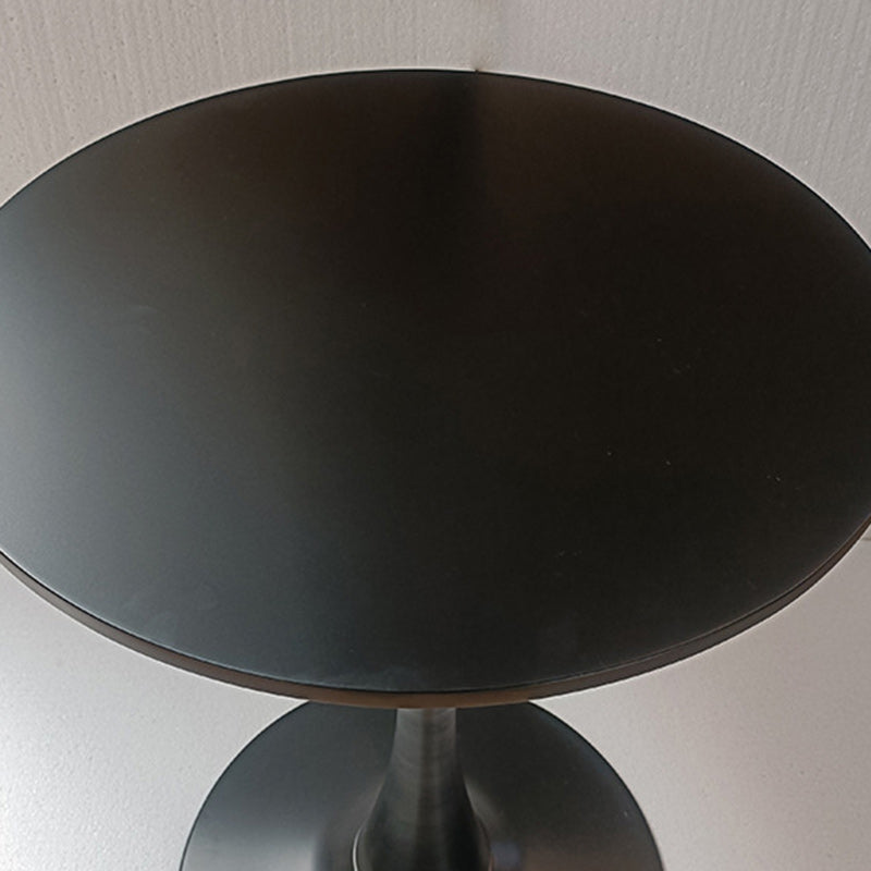 Minimalist Round Steel Base Coffee Table