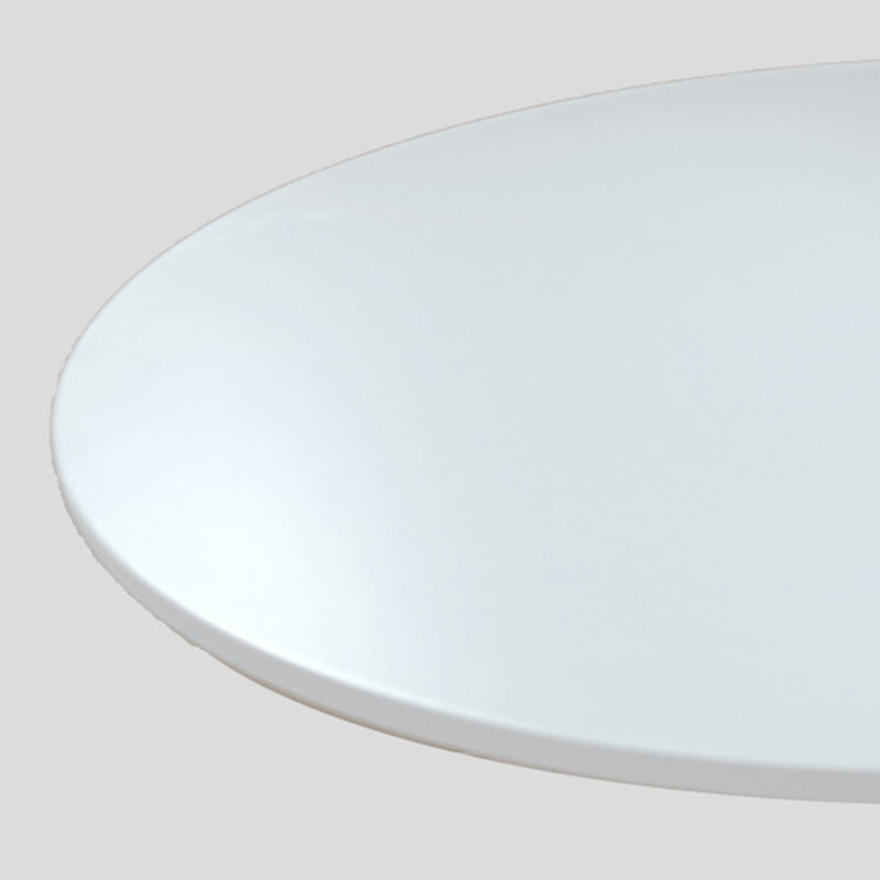 Minimalist Round Steel Base Coffee Table