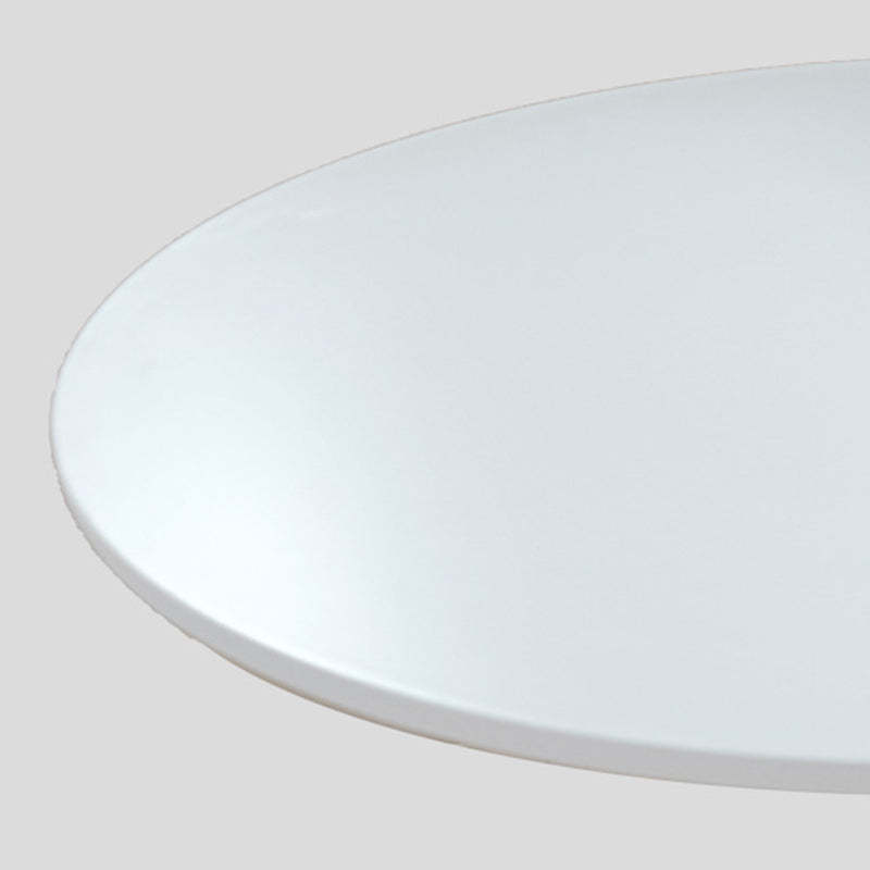 Minimalist Round Steel Base Coffee Table