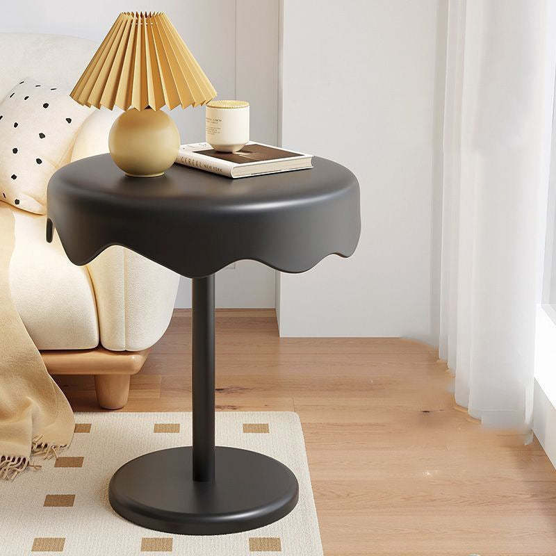 Black luxury end flower-shape end & side tables