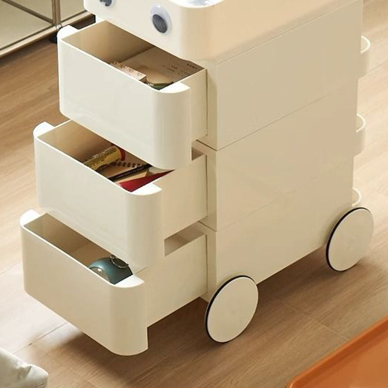 Minimalist Steel 2/3-Drawer Side Table