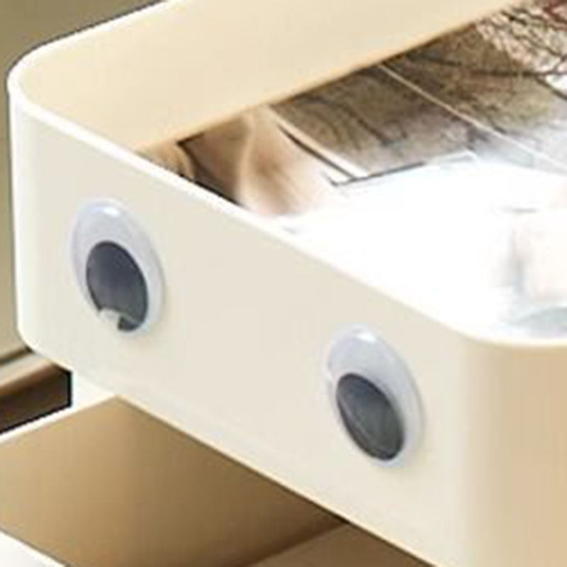 Minimalist Steel 2/3-Drawer Side Table