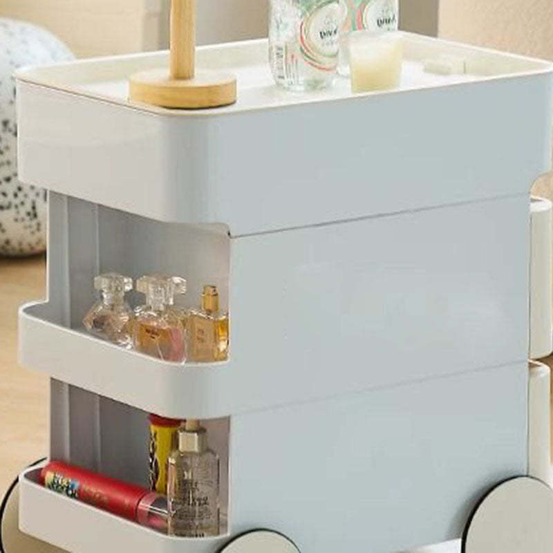 Minimalist Steel 2/3-Drawer Side Table
