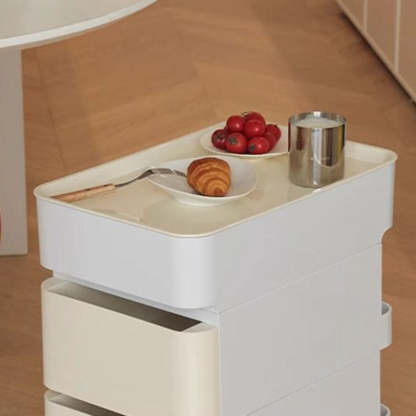 Minimalist Steel 2/3-Drawer Side Table