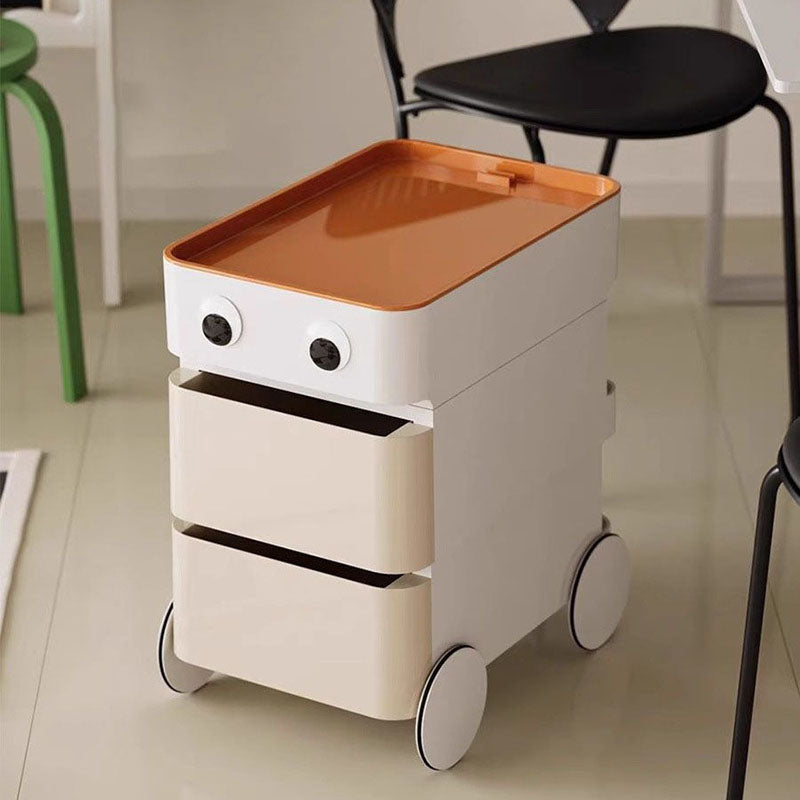 Minimalist Steel 2/3-Drawer Side Table