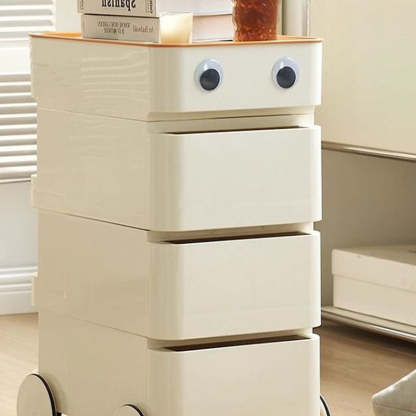 Minimalist Steel 2/3-Drawer Side Table