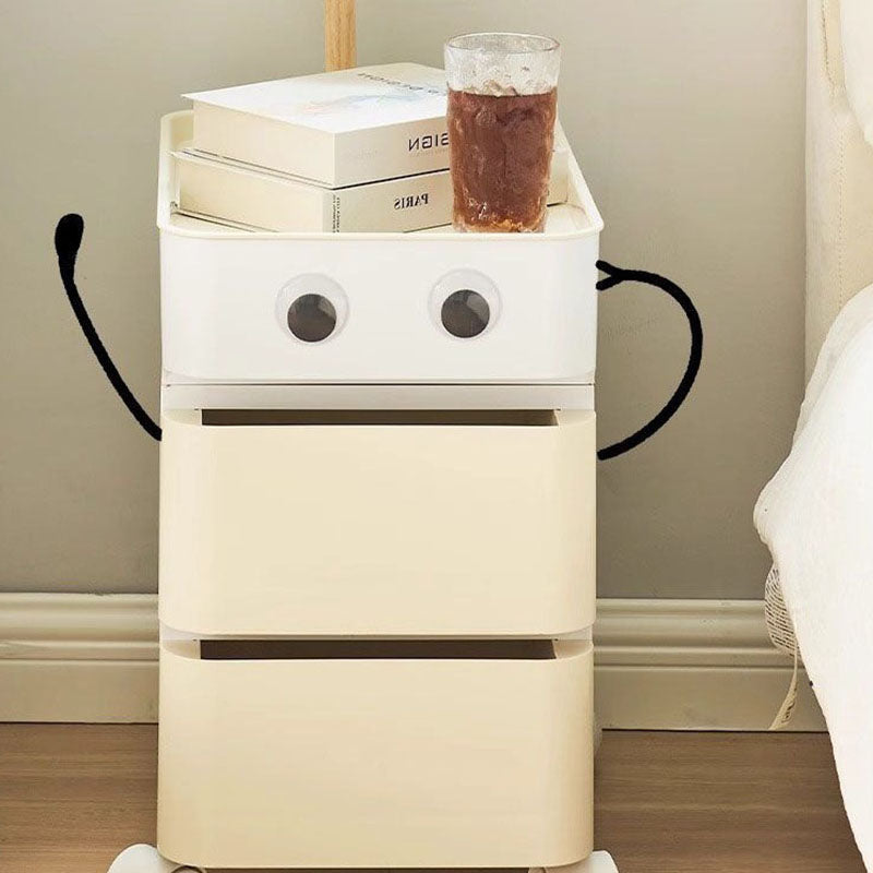 Minimalist Steel 2/3-Drawer Side Table