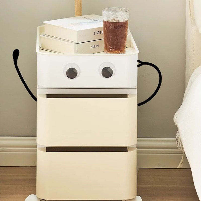 Minimalist Steel 2/3-Drawer Side Table | Lighom