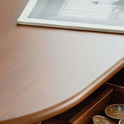 Japanese Wood Stainless Steel Coffee Table 1-Drawer