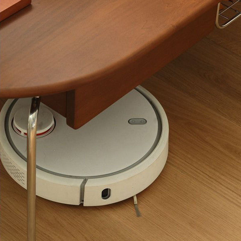 Japanese Wood Stainless Steel Coffee Table 1-Drawer