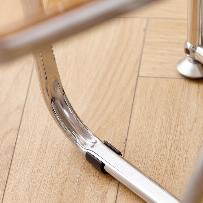 Minimalist Acrylic Plated Metal Side Table