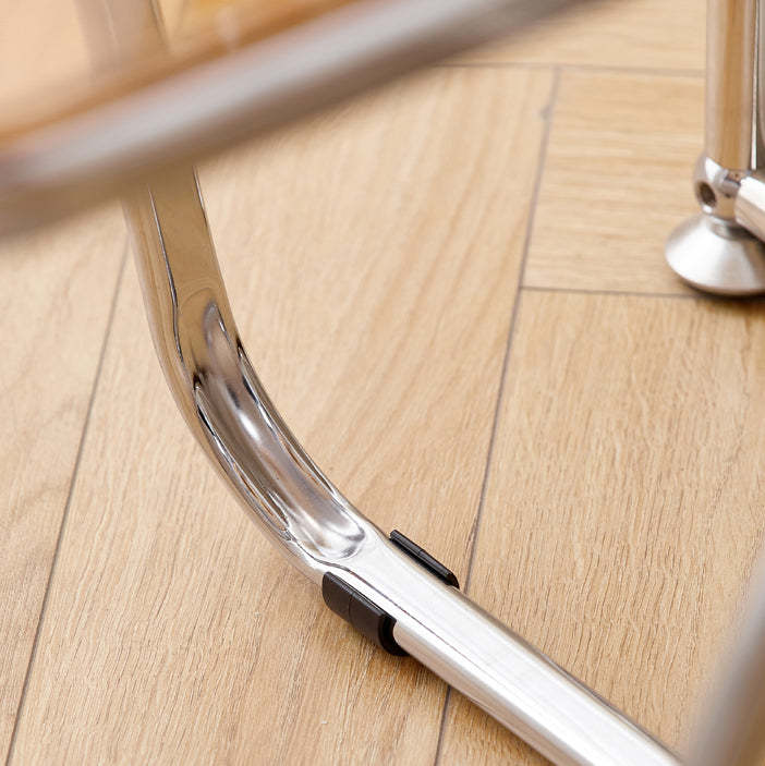 Minimalist Acrylic Plated Metal Side Table
