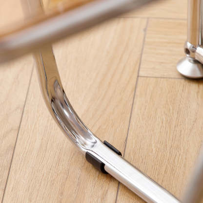Minimalist Acrylic Plated Metal Side Table