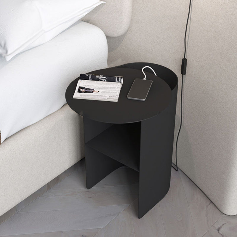 Minimalist Iron 2-Tier Nightstand