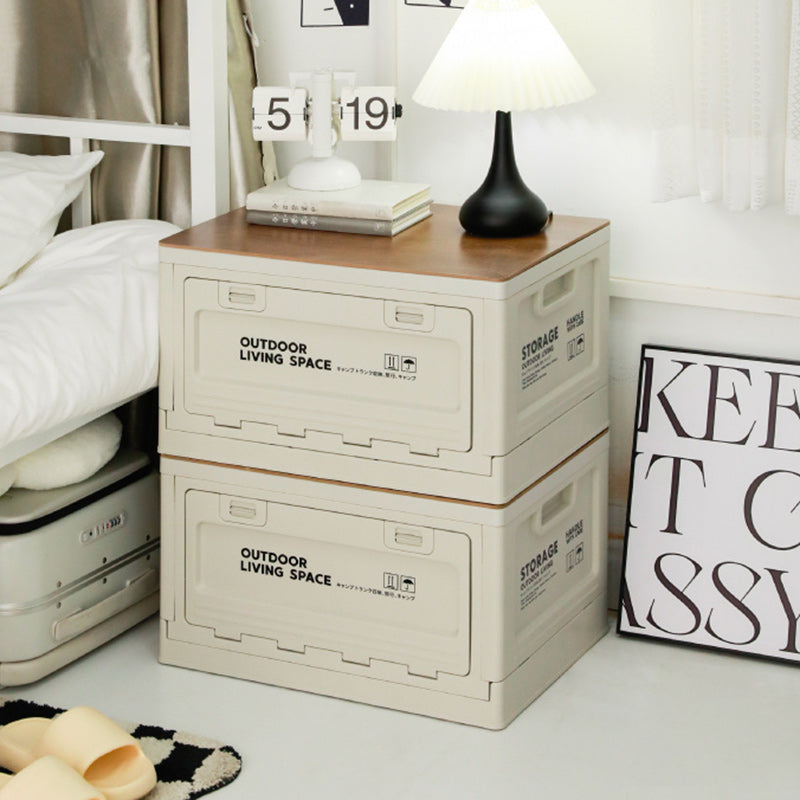 Minimalist Solid Wood Cabinet Nightstand