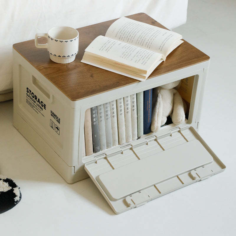 Minimalist Solid Wood Cabinet Nightstand