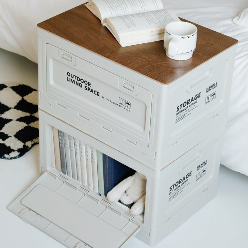 Minimalist Solid Wood Cabinet Nightstand