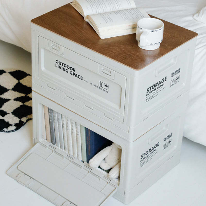 Minimalist Solid Wood Cabinet Nightstand