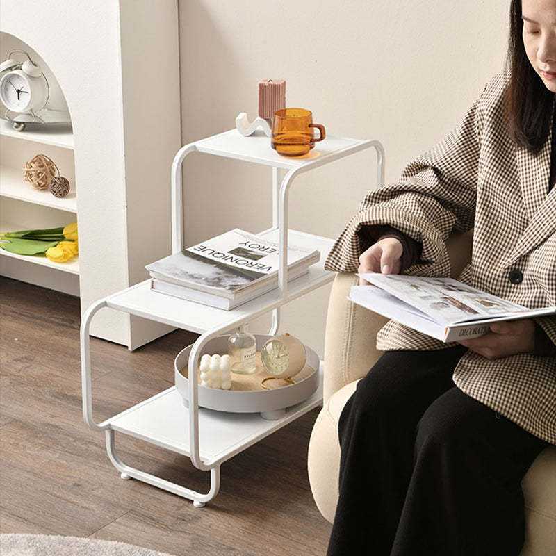 Scandinavian Iron 3-Tier Side Table