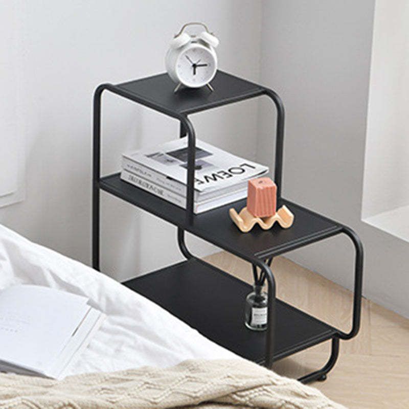 Scandinavian Iron 3-Tier Side Table