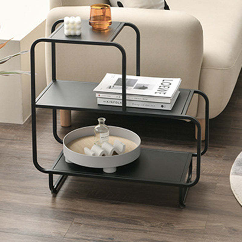 Scandinavian Iron 3-Tier Side Table