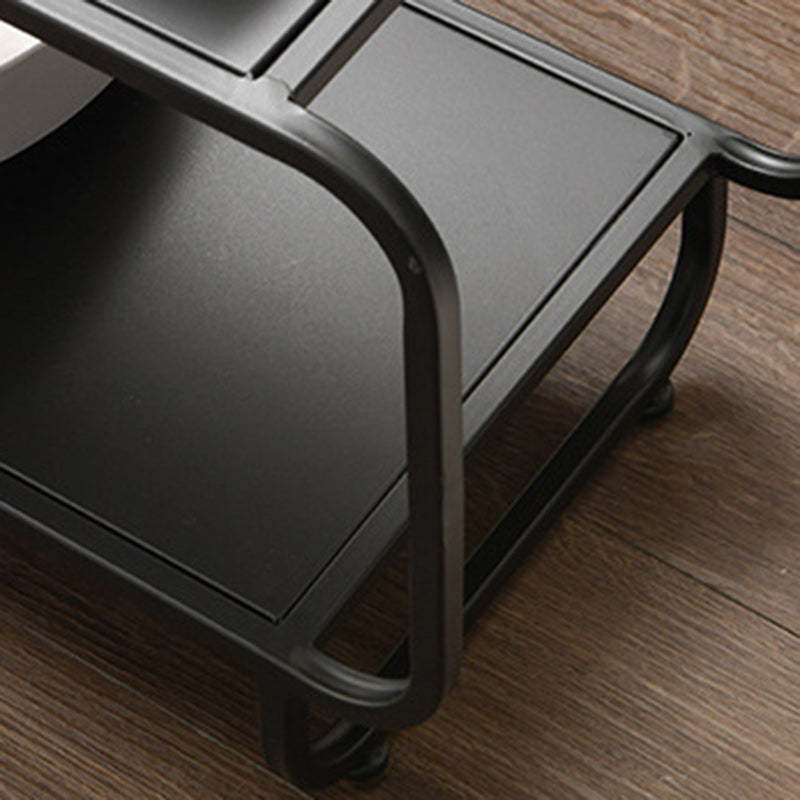 Scandinavian Iron 3-Tier Side Table