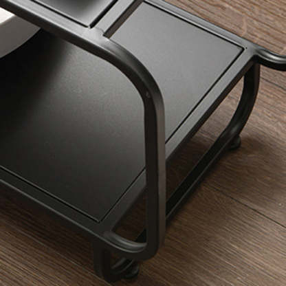 Scandinavian Iron 3-Tier Side Table