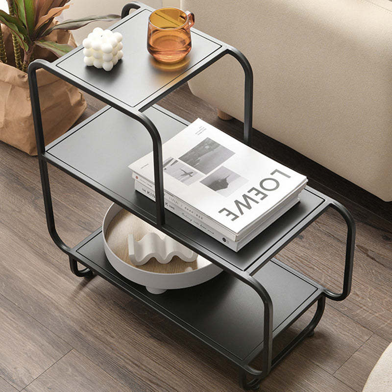 Scandinavian Iron 3-Tier Side Table