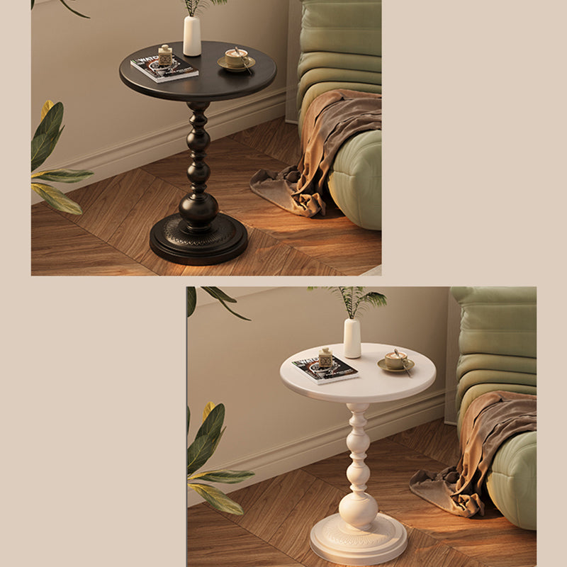 Vintage Orb Cylinder Iron Side Table