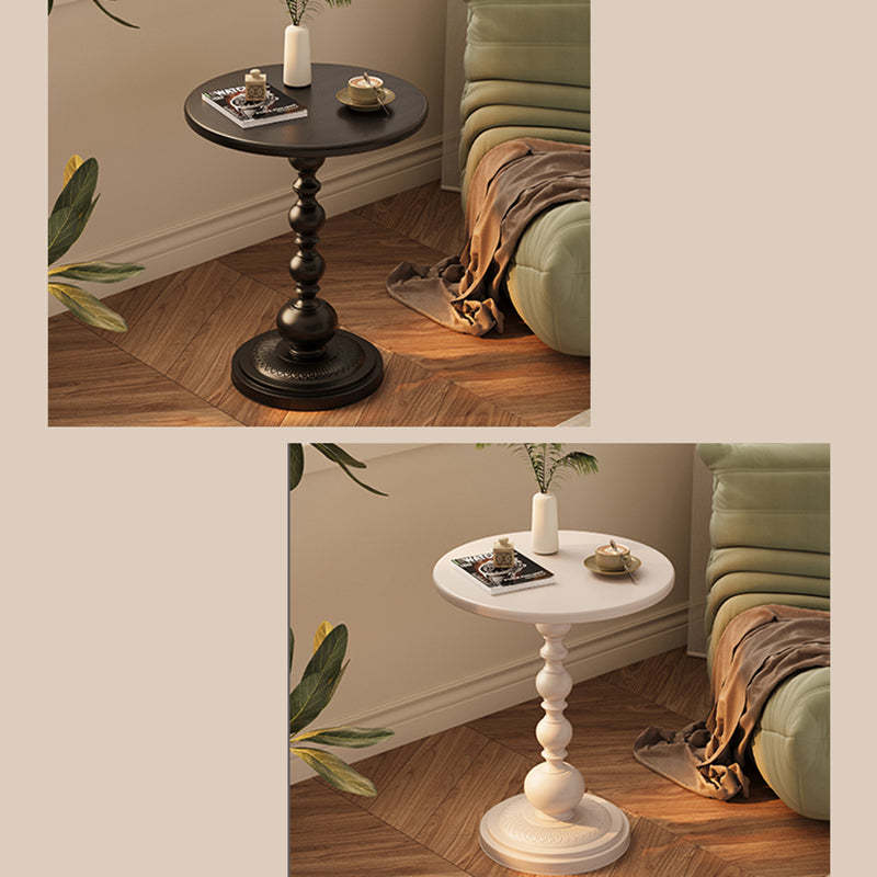 Vintage Orb Cylinder Iron Side Table