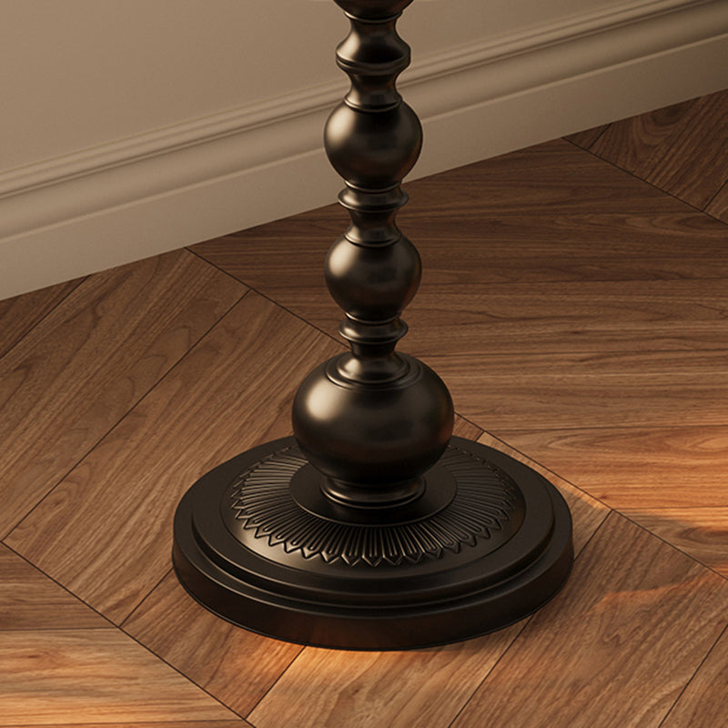 Vintage Orb Cylinder Iron Side Table