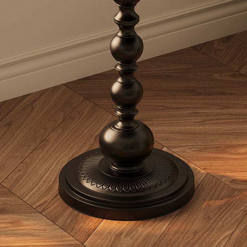 Vintage Orb Cylinder Iron Side Table