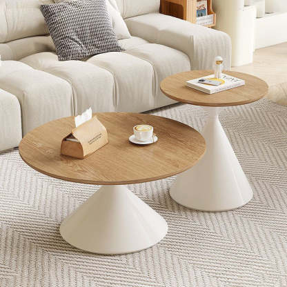 Scandinavian Cone Carbon Steel Side Table