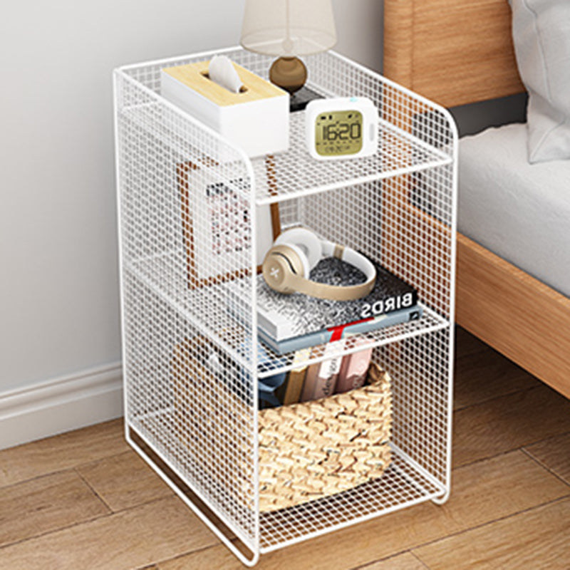 Minimalist Lattice Mesh Iron Side Table