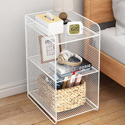 Minimalist Lattice Mesh Iron Side Table