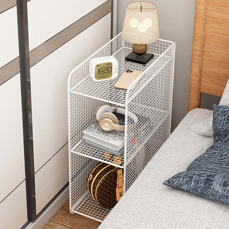 Minimalist Lattice Mesh Iron Side Table