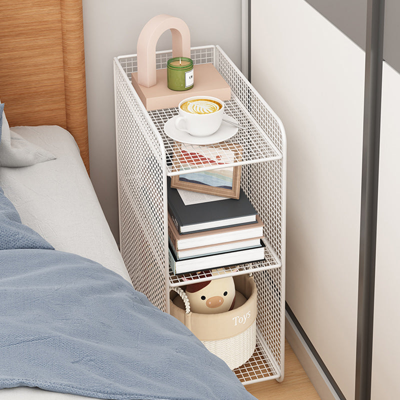 Minimalist Lattice Mesh Iron Side Table