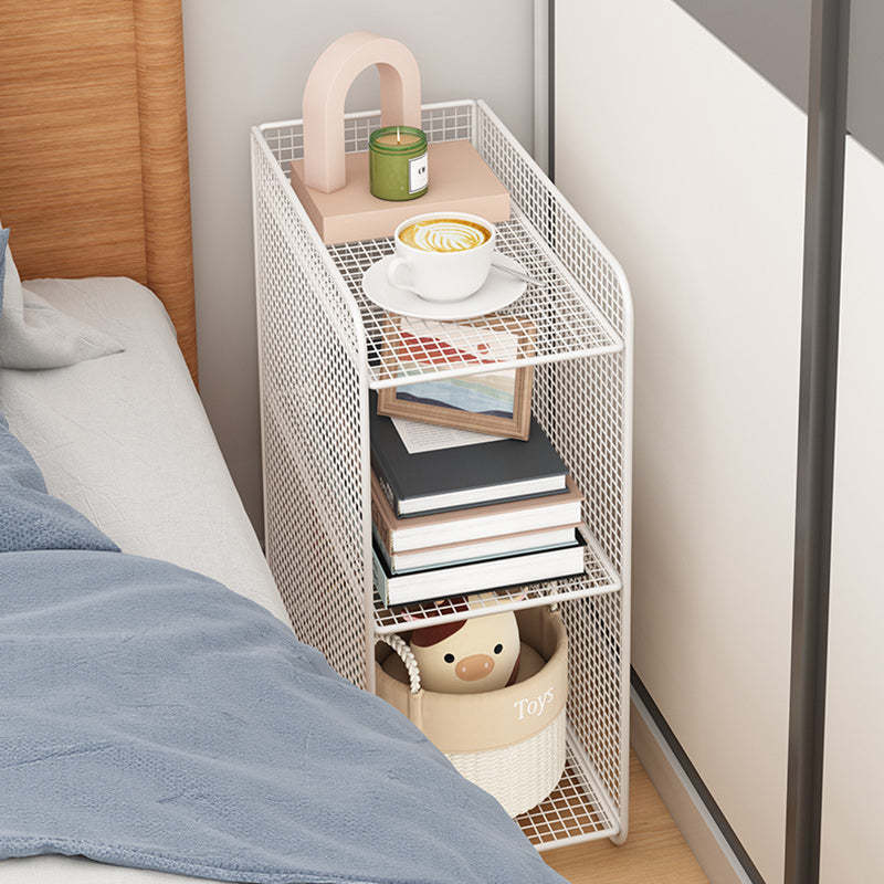 Minimalist Lattice Mesh Iron Side Table
